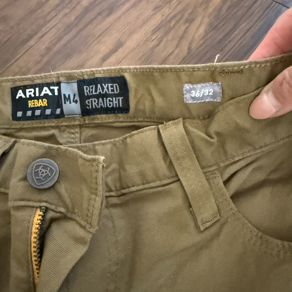 Ariat Green Chinos Durable Cotton Blend